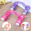 Body Fitness Massage Eight Roller Wheels Rainbow Lunar Rover Vehicle Tool ZY BX