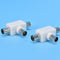 2PCS Antenna tee TV Plug One Point Two Cable TV Plug Antenna Conversion Head LJ