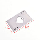 Playing Card Ace of Spade Poker Zebra Bar Tool Bottle Soda Beer Cap Opener