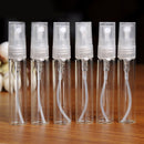 12 X Mini Glass Transparent Small Empty Spray Bottle Makeup Perfume Atomizer^