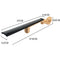 4/4 Exquisite Unfinished Solid Wood Violins Blank Neck Fingerboard Luthier Tools