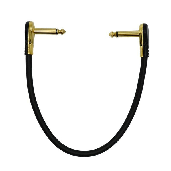 Guitar Patch Cables Right Angle, 30cm 1/4 Instrument Cables for Effect Peda