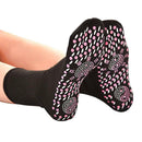 Self Heating Magnetic Tourmaline Therapy Health Socks Infrared Foot Pain Black S