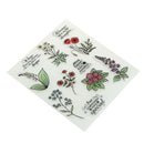Transparent Clear Silicone Stamp flower Pattern for DIY Scrapbook Card Making 3c