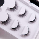 3 Pairs Magnetic False Eyelashes Magnetic Liquid Eyeliner Set Magnetic C6A6
