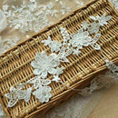 1Set*Flower Embroidery Motif Lace Applique Patch DIY ttkk Craf Sewing Trimm M4A9