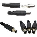 5 Pair (10pcs) 2.1x5.5mm Males Female DC Power Plug Socket Jack Connectors P BX