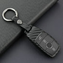 Car Key Fob Soft Carbon Fiber Pattern Case Cover  For Mercedes W177 W205 C205