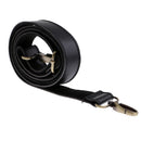 Black PU Leather + Canvas Handbags Bag Strap Handle Holder Replacement 138cm