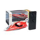 2.4G 4CH Remote Control RC Speed Boat RTR w/ Radio Controller Dual Propeller Red