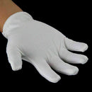 5Pair White Cotton Gloves Khan Cloth Quality Check Warm Rituals Play Gloves K2C9