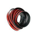 3CMx1M Car Carbon Fiber Rubber Edge Guard Strip Door Protector Pretty Sill M6S4
