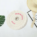 6 inch Cloth Buffing Polishing Wheel 1/2in Arbor Buffer Polish Grinder White Pad