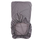 Stretch One-piece Low Short Back Chair Pretector for Kitchen Party Grey