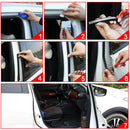 Universal Auto Car Door Hood Trunk Edge Rubber Weatherstrip Seal Strip 2M/79"