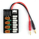 4S LiPo Batteries Parallel Charging Board XT60 Banana Plug B6 Charger Remot