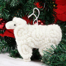 Handmade Christmas tree Little Lamb Wool Felt animal Ornament Home Xmas Decor