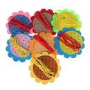 Baby Kindergarten Teaching Montessori Math DIY Weave Cloth Toys Early Learn.ES