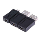 10pcs OTG 5pin F/M Changer Adapter Converter USB Male to Female Micro USB