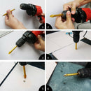 9 pcs. Tile Drill Ceramic Drill Set of Glass Drill Bits Set Hexagon Tile Dr U2L7