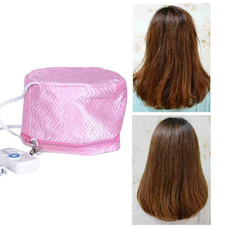 Electric Heating Cap Thermal Treatment Steamer Hair Q9I6 CapNice Care C6E0