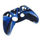 Camo Soft Silicone Skin Case Cover for XBOX ONE Game Controller--Navy w/ Black