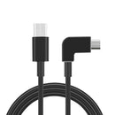 3.28 Feet Male USB-C to Male Type-C Fast Charging Data Sync Charger Cable, with