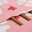Pink Crochet Bag Knitting Needle Pouch Holder Storage Hook Organizer D U7P0 D6Z2