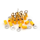 20PCS M6 Ring Insulated Wire Connector Electrical Crimp Terminal 12-10AWG LJ
