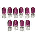 10x Purple T10 501 W5W 3W Car Interior Dashboard Dash Panel Gauge Lights Bulbs