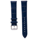 Smart Sports Bluetooth PU Leather Watch Strap for Huawei B5 18mm Blue