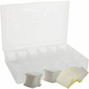 Embroidery Floss Organizer Box - 17 Compartments with 100 Hard Plastic Flos