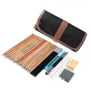 Sketch Tool kit Pencils Charcoal Extender Paper Pen Cutter Eraser Drawing Set