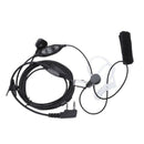 Covert Acoustic Tube Earpiece Headset Mic With Finger Ptt For Kenwood Puxin