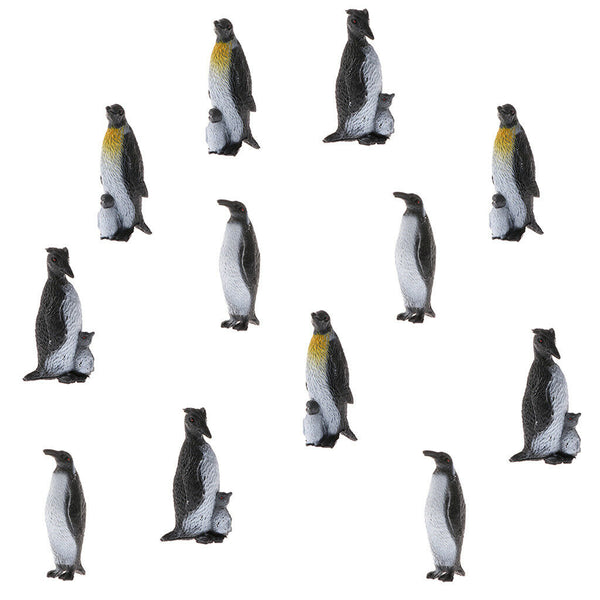 12 PCS Plastic Penguins Kids Bag Filler Favor Birthday Gift Home Decor