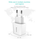 Baseus Dual USB Charger Mobile Phone EU Charger Plug 2.1A Travel Adapter