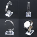 Clear Acrylic Jewelry Watch Display Stand Holder Clear Plastic Stand Rack Tools.