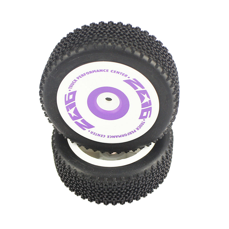 2PCS RC 124019-1826 Front Tyre Wheel Rim Set for WLtoys 124019 1/12 RC Drift Car