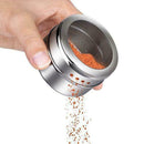 Stainless Steel Magnetic Spice Sauce Container Box With New Rack Jar Tins I6S3