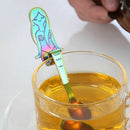 Mermaid Teaspoons Stainless steel Creative Coffee Spoon for Cafe wedding Ha N8R9