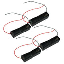 4Pcs Plastic Storage Case Protect Holder Box For-1x18650 Battery With Wire Leads