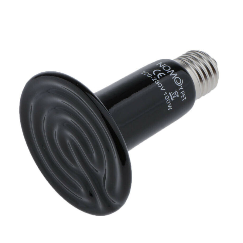 Reptile Infrared Heater Heat Lamp Terrarium Amphibian Screw in E27 Bulb 100W
