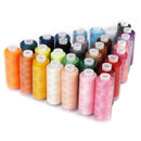 Mixed Colors Colourful Sets 30 Spools Threads Cones Polyester All Purpose Sewing