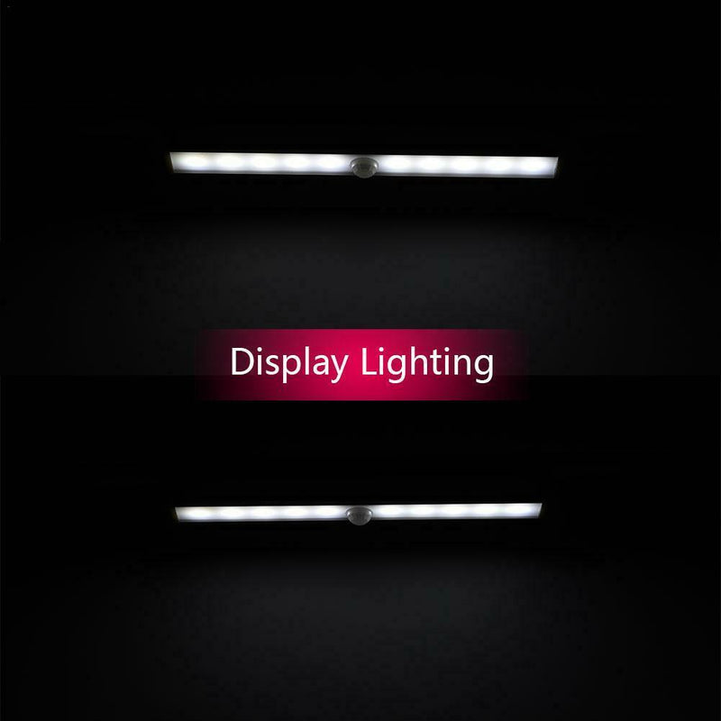 10 LED Cabinet Light LED Wardrobe Light Body Sensor Light LED Night Light White