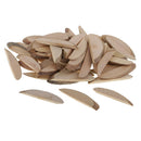 50x Wood Oval Half Cut Log Slice For Wedding Centerpiece Table Decoration