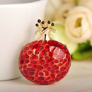 Fruit Shape Red Pomegranate Brooch Cute Gift Accessories Suit Lapel Pin Men