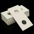 35mm 50x Cardboard 2x2 Coin Holder Mylar Flips Cent - Dollar 7 + Storage Si Z2Y1