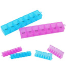 2x Weekly 7 Day Pill Box Travel Medicine Organiser Tablet Holder Case Storage