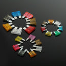 165Pcs Fits For Auto Car ATC Mini Blade Fuse Assortment Kit Set Box 1-40 Amp