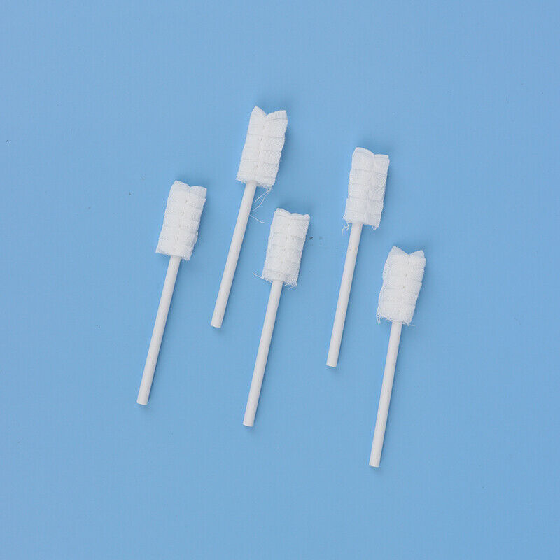 Baby Tongue Cleaner Disposable Gauze Toothbrush Paper Rod Infant Oral Cleanin JR